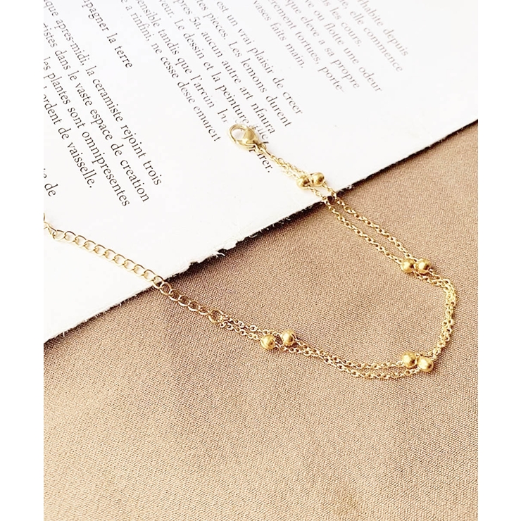 2連ブレスレット チェーン重ね付け腕飾り | SUNSHINE CLOSET | 詳細画像5 