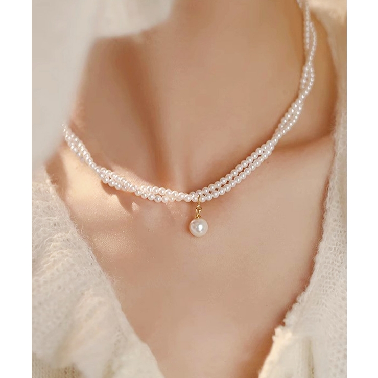 2連パールネックレス 結婚式 重ね付け風 | SUNSHINE CLOSET | 詳細画像4 