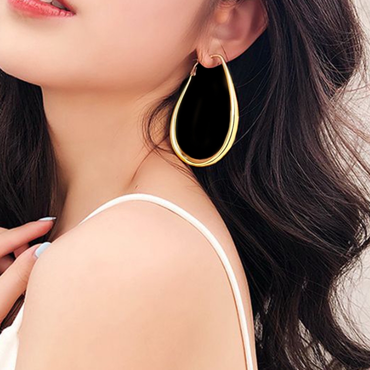 ピアス 水滴形ピアス 韓国風 耳飾り | SUNSHINE CLOSET | 詳細画像1 