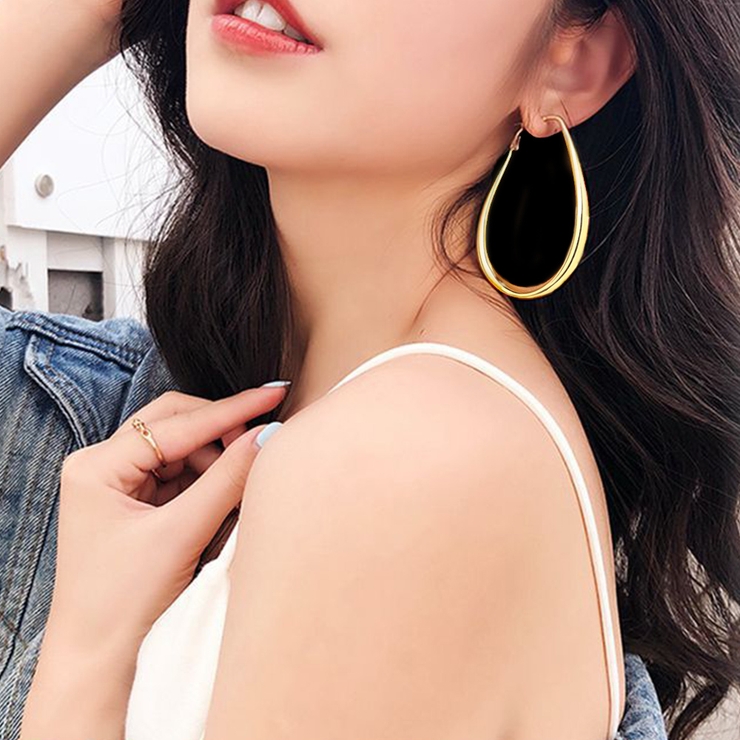 ピアス 水滴形ピアス 韓国風 耳飾り | SUNSHINE CLOSET | 詳細画像3 