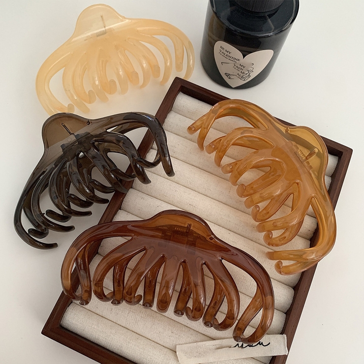 ヘアクリップ大きめアクリルバンスクリップ | SUNSHINE CLOSET | 詳細画像9 