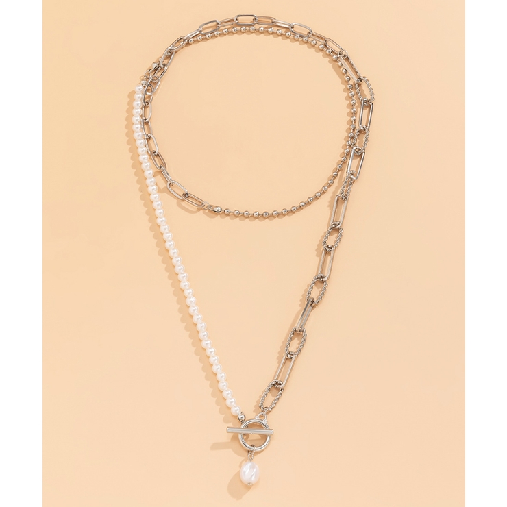 フェイクパールネックレス チョーカー韓流 | SUNSHINE CLOSET | 詳細画像3 