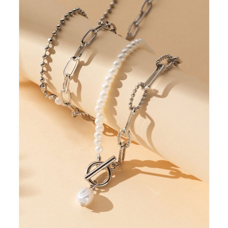 フェイクパールネックレス チョーカー韓流 | SUNSHINE CLOSET | 詳細画像5 