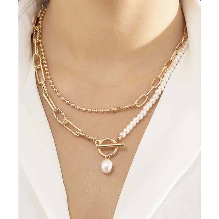 フェイクパールネックレス チョーカー韓流 | SUNSHINE CLOSET | 詳細画像7 