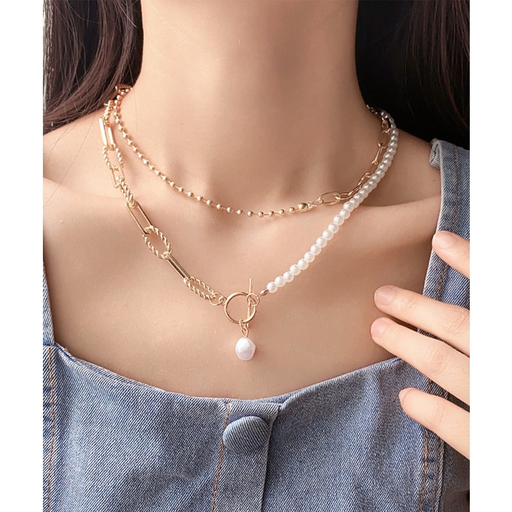 フェイクパールネックレス チョーカー韓流 | SUNSHINE CLOSET | 詳細画像8 