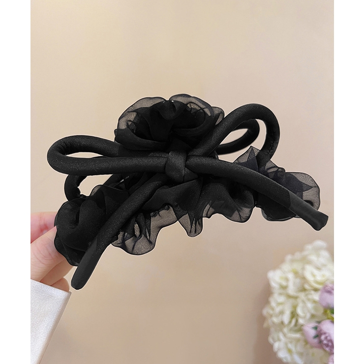 リボンヘアクリップ大きめ バンスクリップ | SUNSHINE CLOSET | 詳細画像11 