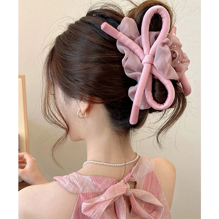 リボンヘアクリップ大きめ バンスクリップ | SUNSHINE CLOSET | 詳細画像13 