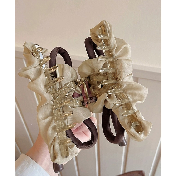 リボンヘアクリップ大きめ バンスクリップ | SUNSHINE CLOSET | 詳細画像7 