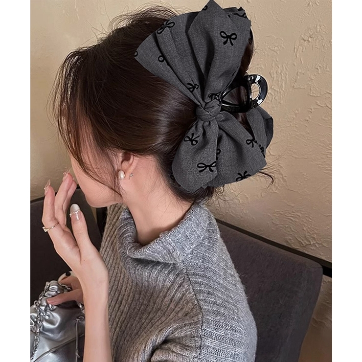 リボンヘアクリップ ビッグリボンバレッタ | SUNSHINE CLOSET | 詳細画像2 