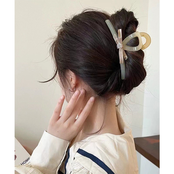 大人女子 韓国風 リボンヘアクリップ | SUNSHINE CLOSET | 詳細画像2 