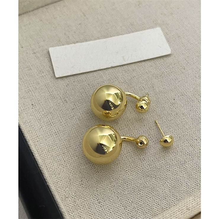 メタルボールピアス きれいめ 一粒ピアス | SUNSHINE CLOSET | 詳細画像6 