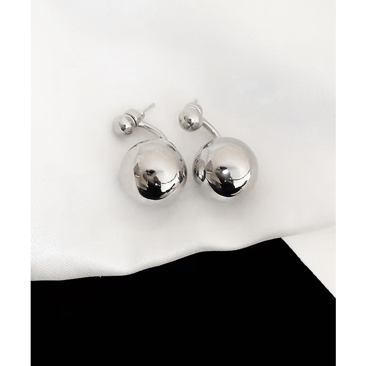 メタルボールピアス きれいめ 一粒ピアス | SUNSHINE CLOSET | 詳細画像8 