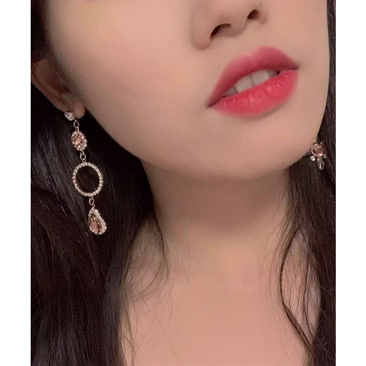 太陽と月アシンメトリーロングピアス揺れる | SUNSHINE CLOSET | 詳細画像5 