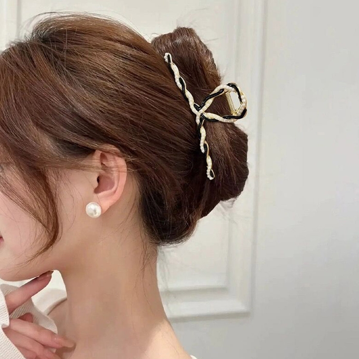 バンスクリップパール 韓国風ヘアクリップ | SUNSHINE CLOSET | 詳細画像1 