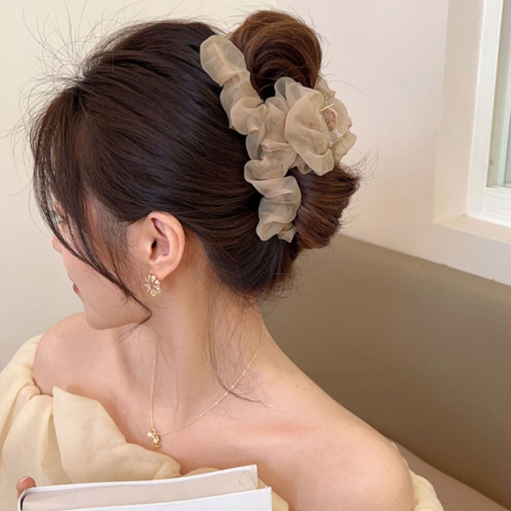 ヘアクリップ フリル バンスクリップ | SUNSHINE CLOSET | 詳細画像8 