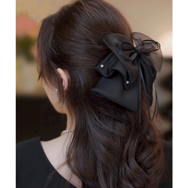 ヘアクリップ 大きめ レディース リボン | SUNSHINE CLOSET | 詳細画像10 