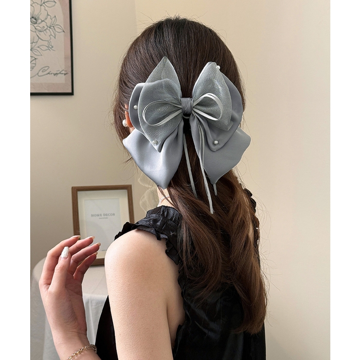 ヘアクリップ 大きめ レディース リボン | SUNSHINE CLOSET | 詳細画像13 