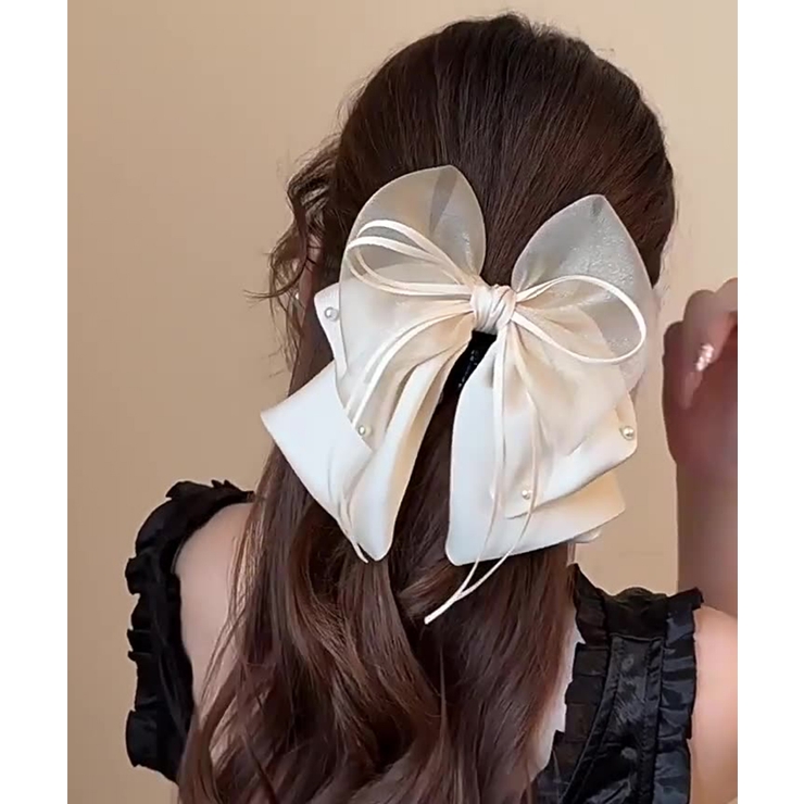 ヘアクリップ 大きめ レディース リボン | SUNSHINE CLOSET | 詳細画像2 