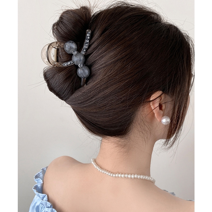 バンスクリップ ヘアクリップ ビーズ | SUNSHINE CLOSET | 詳細画像3 