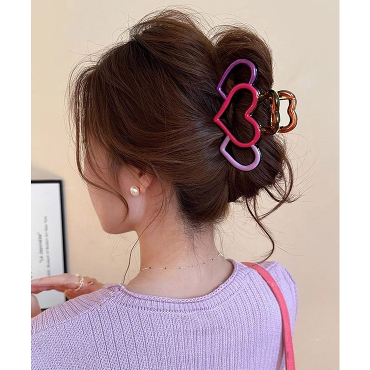 バンスクリップ ハート マルチカラー | SUNSHINE CLOSET | 詳細画像5 