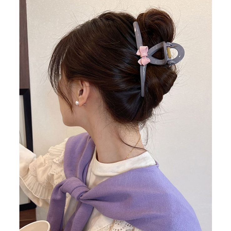 バンスクリップ リボン ヘアクリップ | SUNSHINE CLOSET | 詳細画像2 