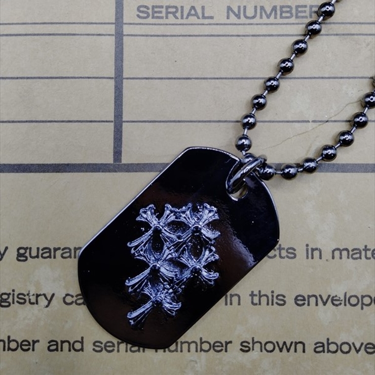 ネックレス メンズファッション 5ファイブクロスプレートチャーム | Anna Mu JAPAN | 詳細画像6 