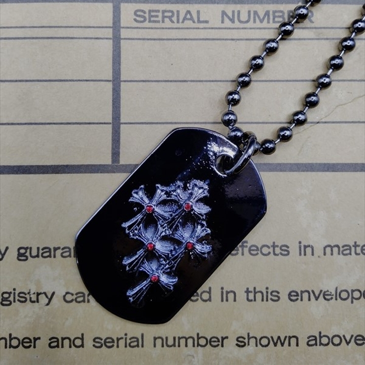 ネックレス メンズファッション 5ファイブクロスプレートチャーム | Anna Mu JAPAN | 詳細画像7 