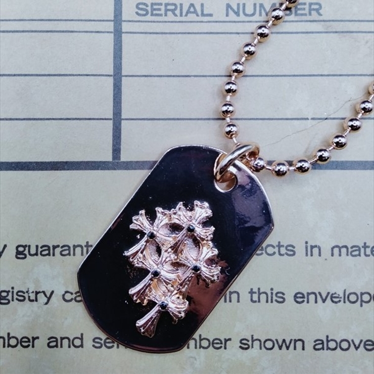 ネックレス メンズファッション 5ファイブクロスプレートチャーム | Anna Mu JAPAN | 詳細画像9 