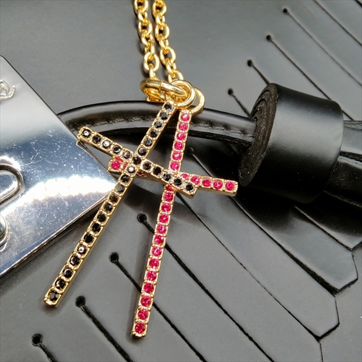 ネックレス メンズファッション ダブルクロスチャーム | Anna Mu JAPAN | 詳細画像2 