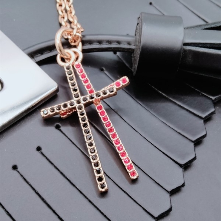 ネックレス メンズファッション ダブルクロスチャーム | Anna Mu JAPAN | 詳細画像6 