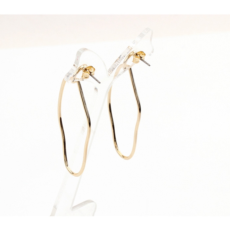 ピアス 大ぶり 変形 | aquagarage | 詳細画像7 