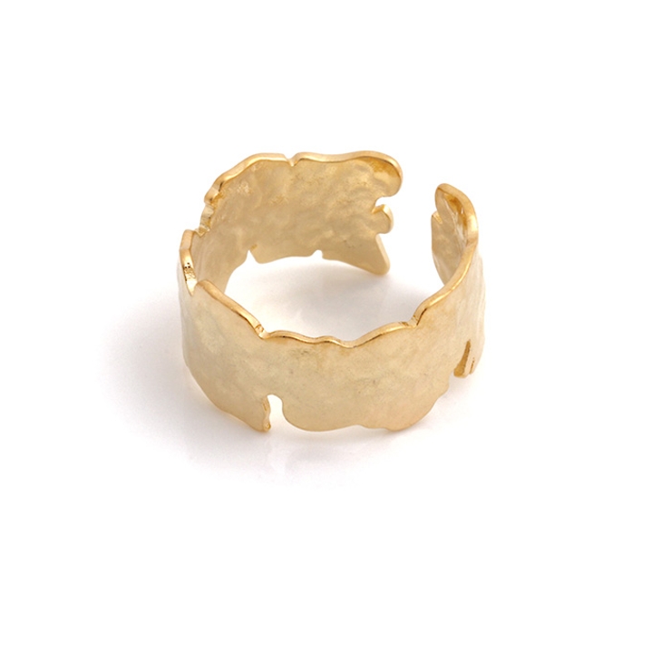 オープンリング たたき加工 ゴールド | aquagarage | 詳細画像9 