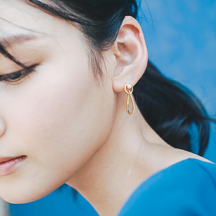 ピアス ドロップモチーフピアス レディース | aquagarage | 詳細画像2 