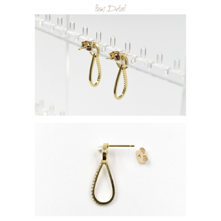 ピアス ドロップモチーフピアス レディース | aquagarage | 詳細画像5 