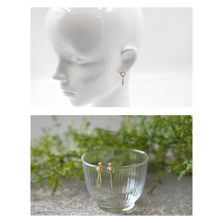 ピアス ドロップモチーフピアス レディース | aquagarage | 詳細画像6 