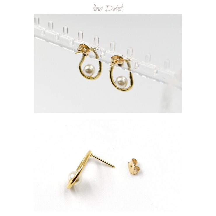 ピアス 変形サークルピアス レディース | aquagarage | 詳細画像5 