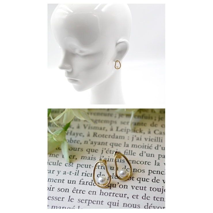 ピアス 変形サークルピアス レディース | aquagarage | 詳細画像6 