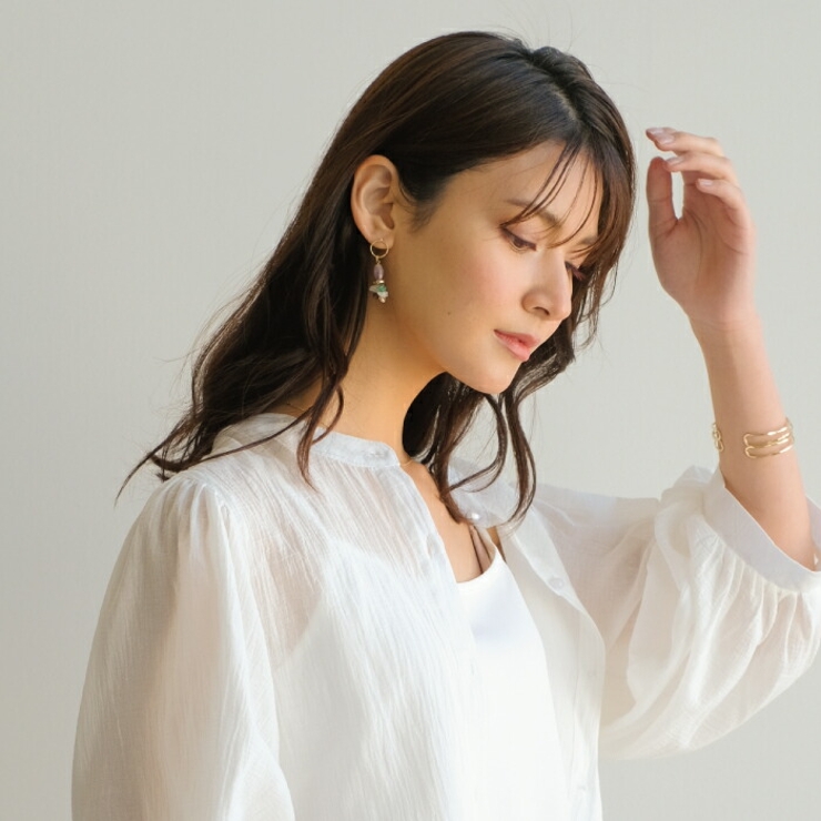 耳元に涼しげなアクセント！アクリルビーズピアス/イヤリング | aquagarage | 詳細画像12 