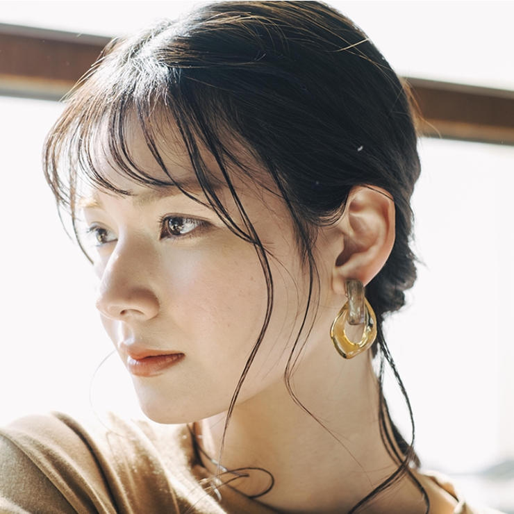 ブラウン | ピアス スタッド式 韓国アクセ | aquagarage