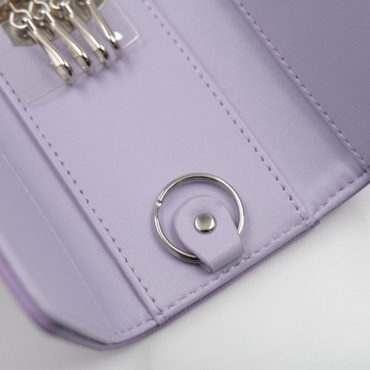 シンプルで飽きのこないデザイン♪ 無地orカウ柄キーケース | aquagarage | 詳細画像8 