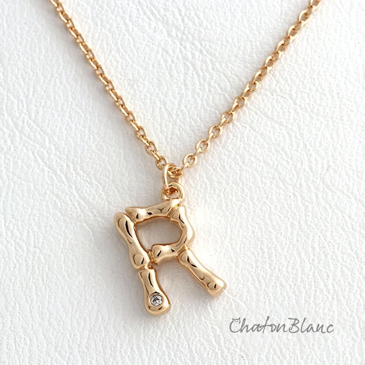 ネックレス イニシャル アルファベット | aquagarage | 詳細画像1 