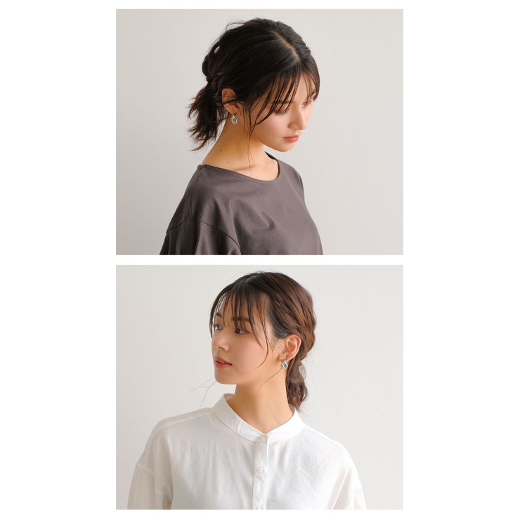 結び目モチーフが愛らしいノットデザインピアス | aquagarage | 詳細画像7 