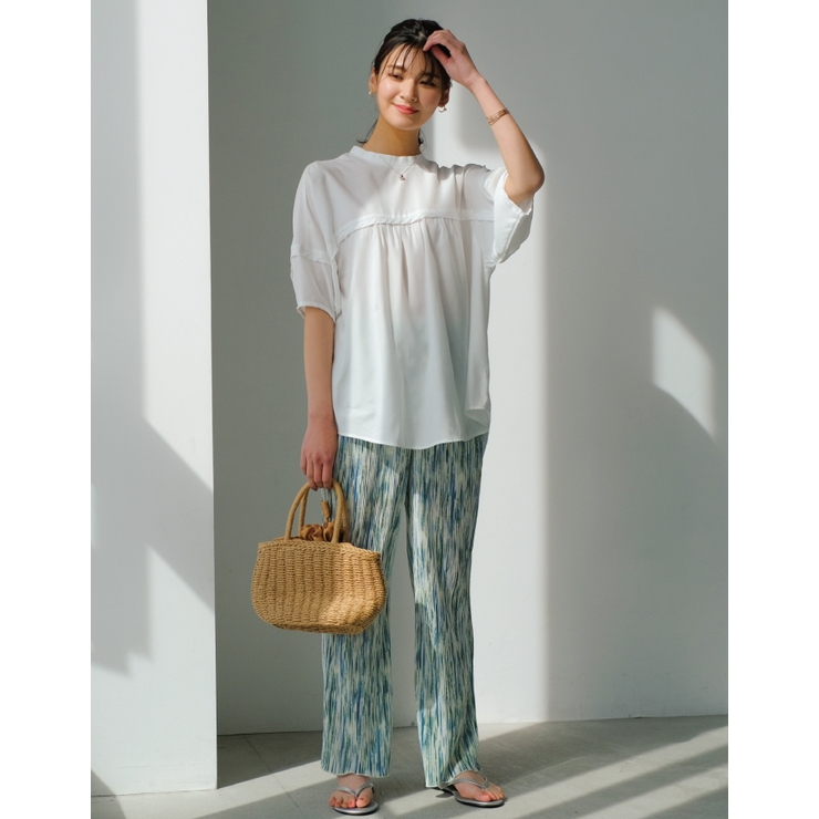 耳元に上品な華やかさを添えるパール2連風フープピアス | aquagarage | 詳細画像20 