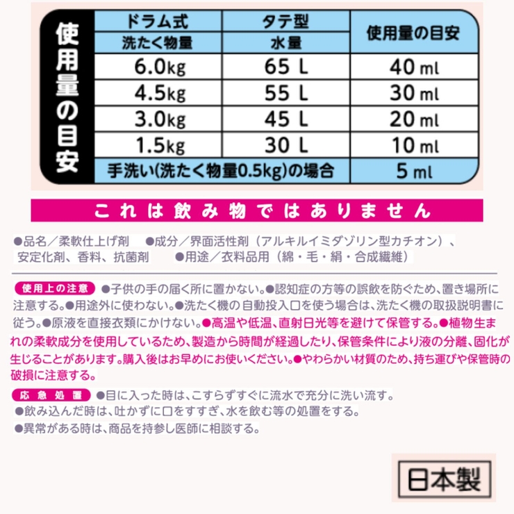 ファーファストーリードリーミー柔軟剤 クマ型 450G | Shoplimart＃ | 詳細画像13 