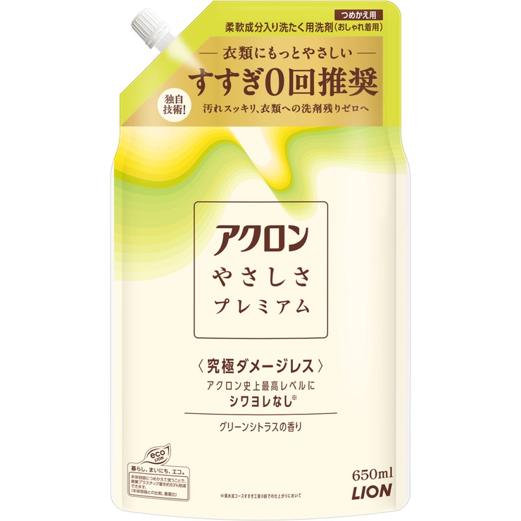アクロン やさしさプレミアム グリーンシトラス 詰替 650ml | Shoplimart＃ | 詳細画像1 