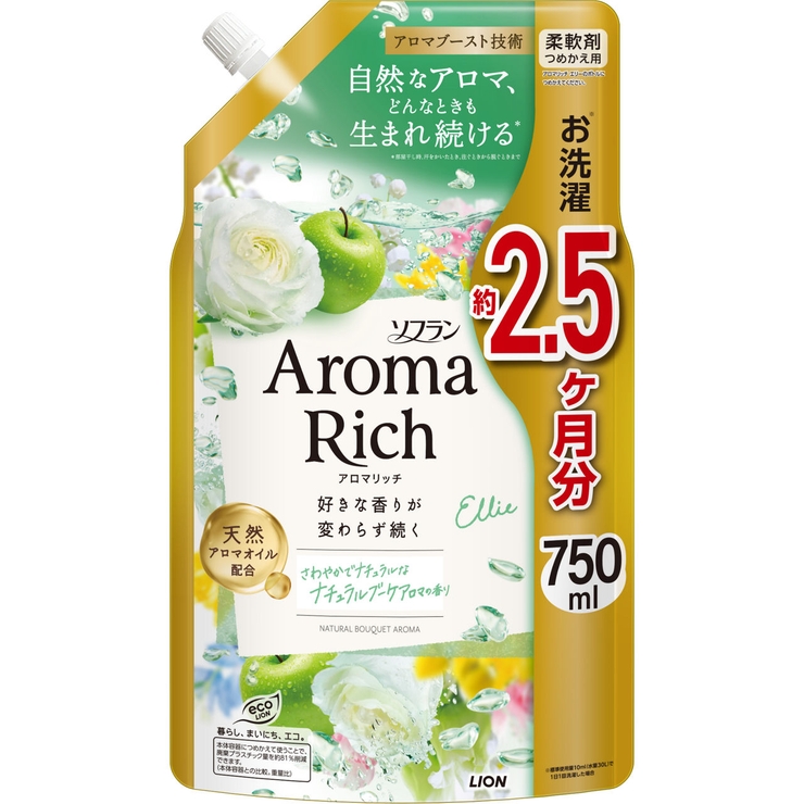 エリー | ソフラン アロマリッチ  詰替特大 750ML | Shoplimart＃
