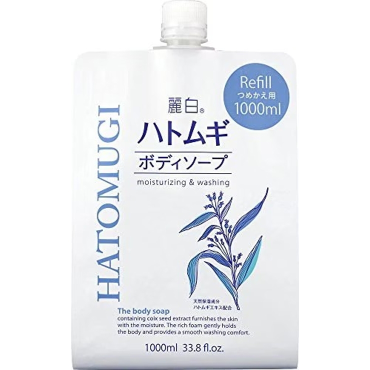 【2個セット】麗白 ハトムギボディソープ 詰替用 大容量サイズ 1000ML | Shoplimart＃ | 詳細画像1 