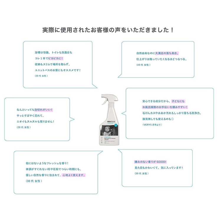 バスルームクリーナー ＜シトラス＞ 500ML | Shoplimart＃ | 詳細画像5 