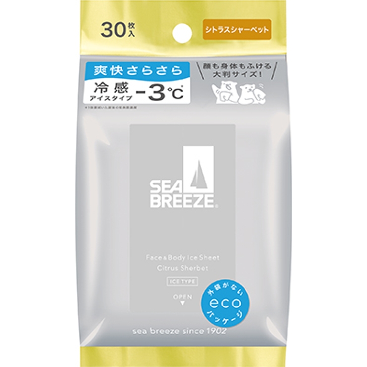 シトラスシャーベット | シーブリーズ フェイス＆ボディアイスシート 30枚 | Shoplimart＃