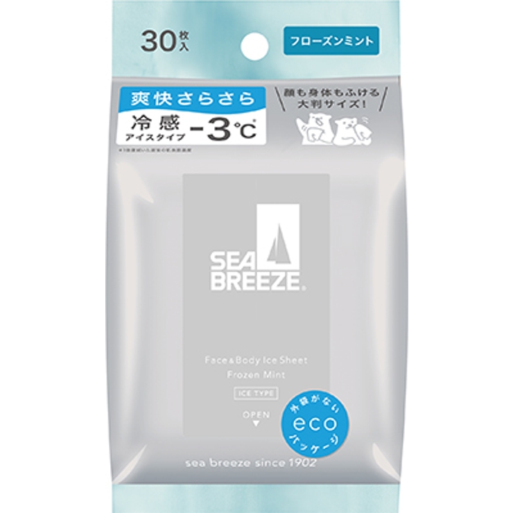 フローズンミント | シーブリーズ フェイス＆ボディアイスシート 30枚 | Shoplimart＃